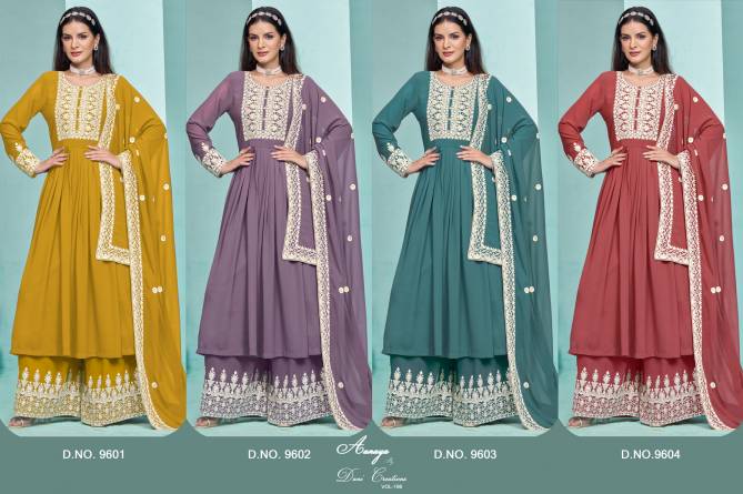 Aanaya By Twisha Designer Faux Georgette Sharara Suit