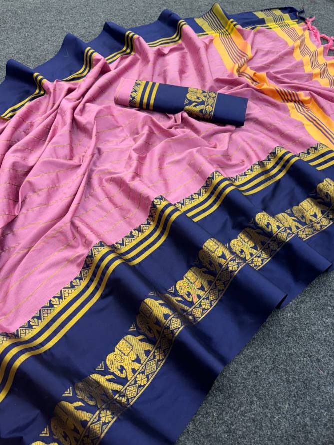 Hathi 2 Designer Cotton Silk Sarees