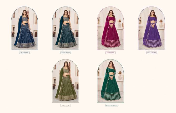 Anchal By Zeel Clothing Wedding Georgette Lehenga Choli