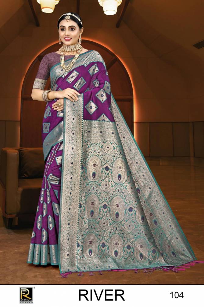 Ronisha Designer Banrasi Silk Sarees