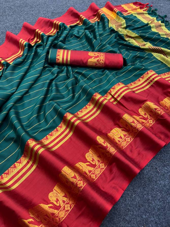 Hathi 2 Designer Cotton Silk Sarees