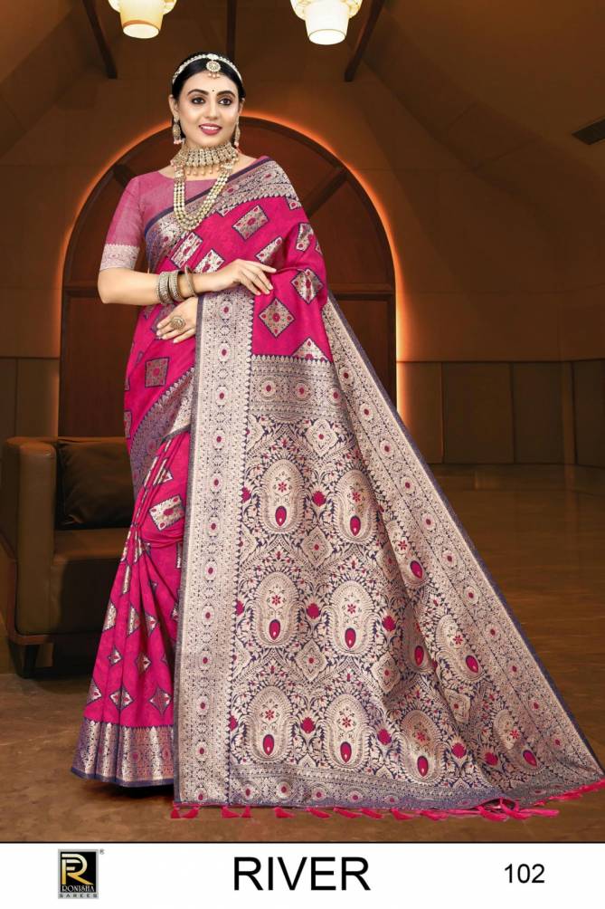Ronisha Designer Banrasi Silk Sarees