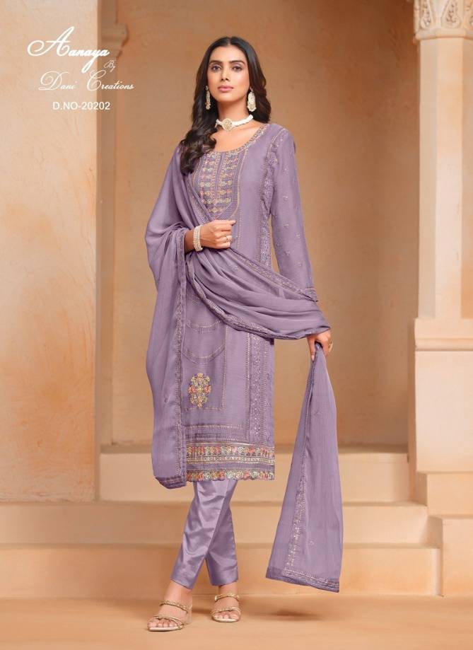 Salwar Suit Aanaya By Twisha Organza, Chiffon Salwar Suit