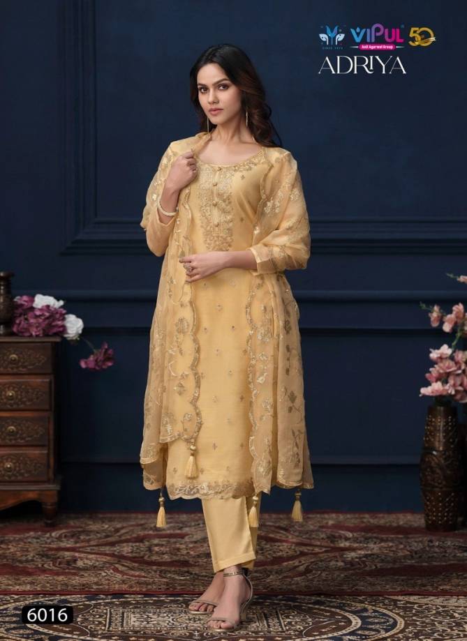 Adriya By Vipul Organza Chiffon Salwar Kameez