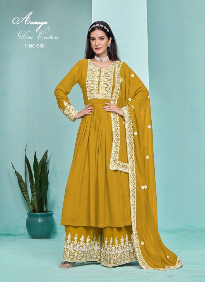 Aanaya By Twisha Designer Faux Georgette Sharara Suit