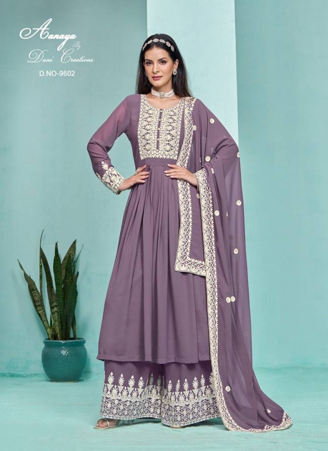 Aanaya By Twisha Designer Faux Georgette Sharara Suit
