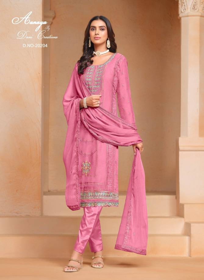 Salwar Suit Aanaya By Twisha Organza, Chiffon Salwar Suit