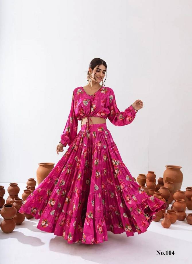 Indo Western Wedding Lehenga Choli By Lucaya Chinon Printed