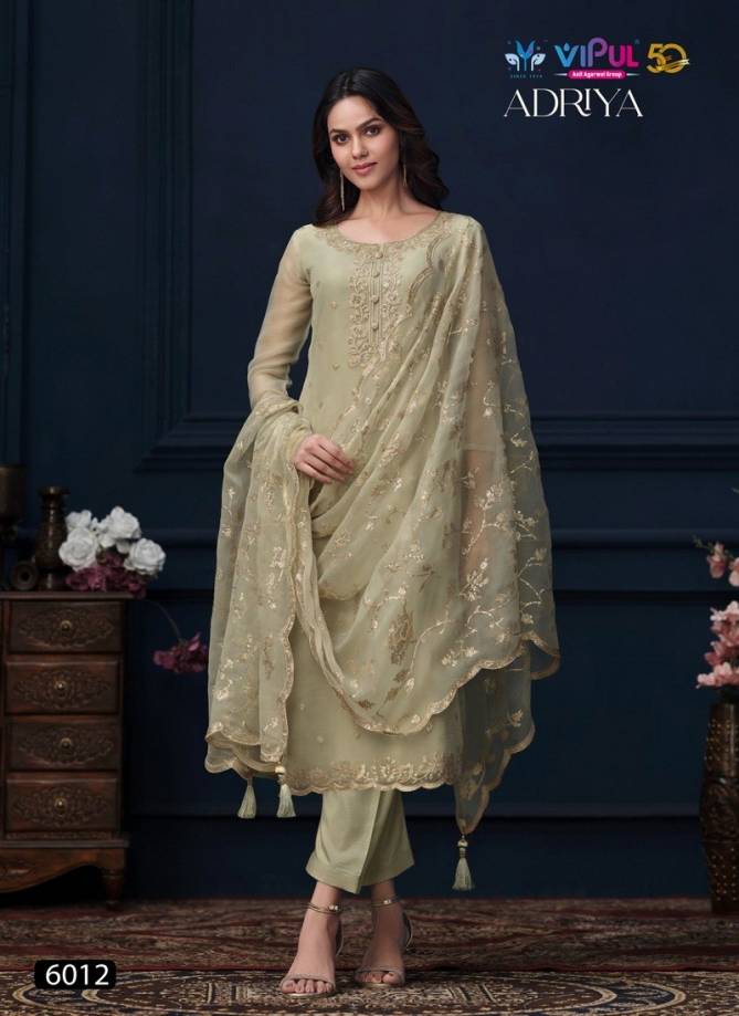 Adriya By Vipul Organza Chiffon Salwar Kameez